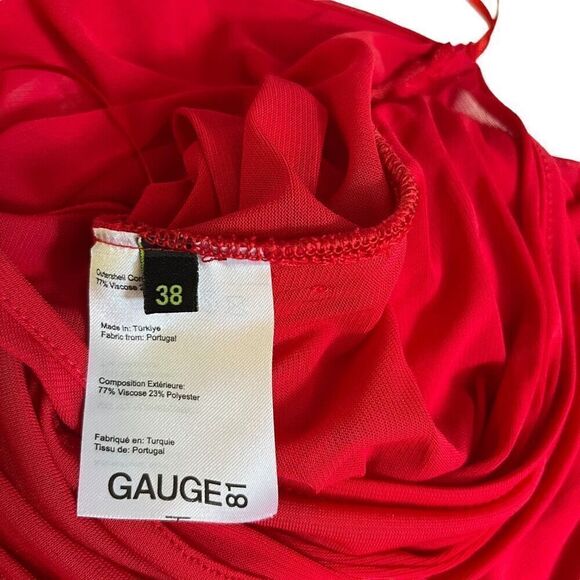 GAUGE81 Moni Dress in Scarlet - Picture 12 of 16